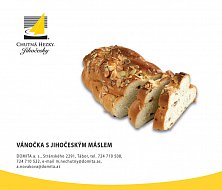 Vánočka s jihočeským máslem