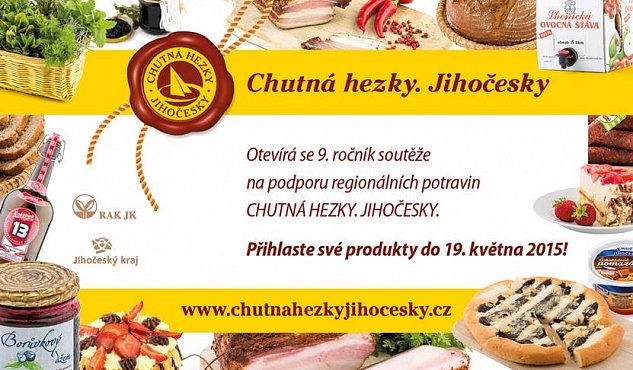 První jarní den letošního roku odstartuje příjem přihlášek do devátého ročníku soutěže  CHUTNÁ HEZKY. JIHOČESKY (CHJ) .